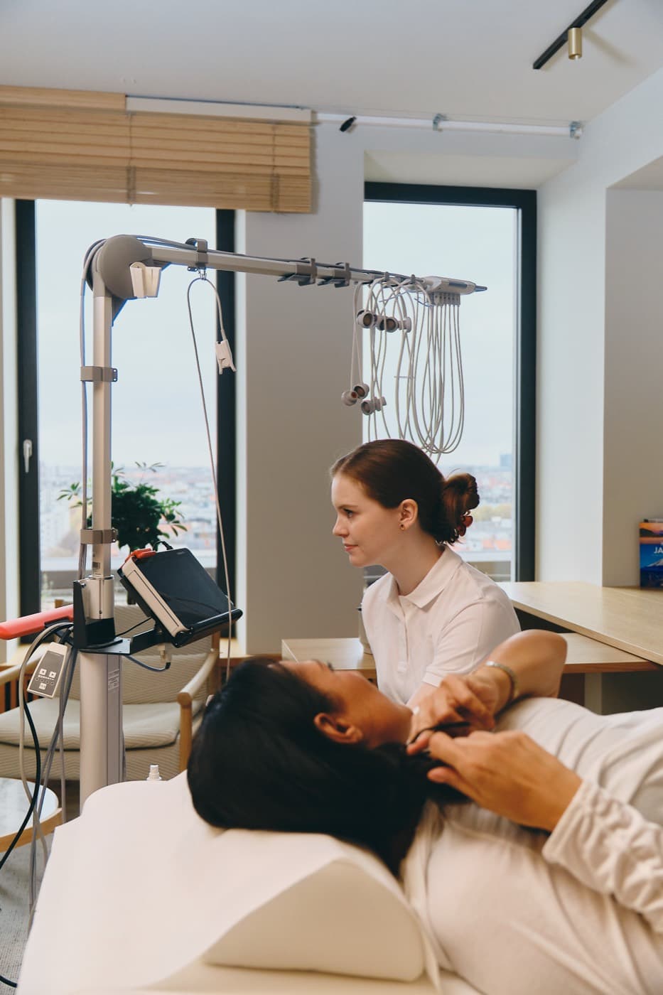 ECG examination at the YEARS clinic in Berlin